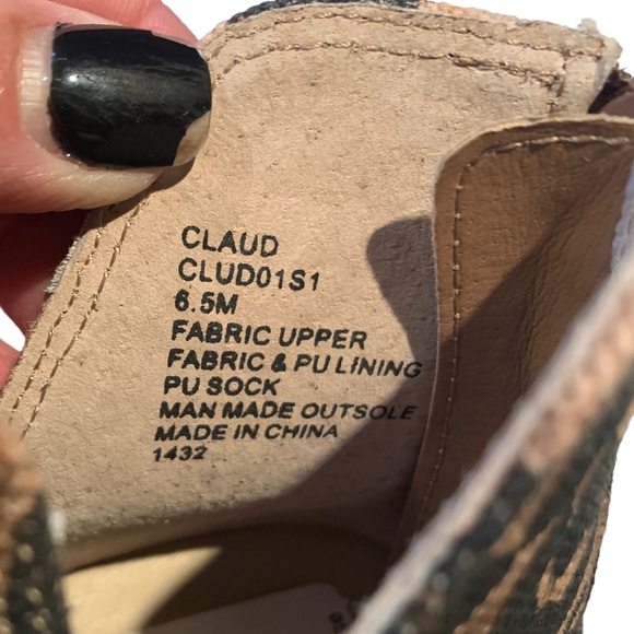 STEVE MADDEN Claud Wedge Leopard Print Sneaker Size 6.5 - Picture 7 of 7